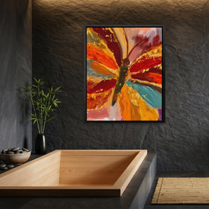 Butterfly Golden Symmetry — Butterfly Golden Symmetry Bamboo Bathroom Port 3