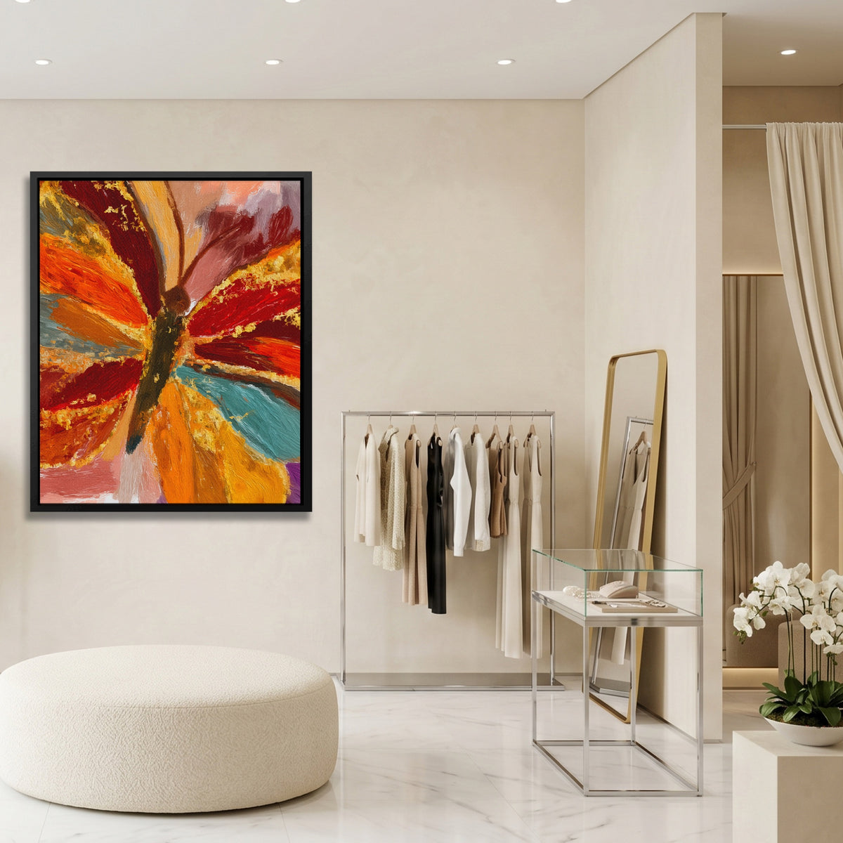 Butterfly Golden Symmetry — Butterfly Golden Symmetry Clothing Store Port 83