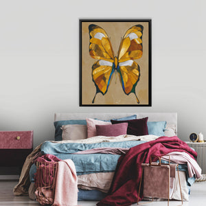 Butterfly in Amber - Luxury Wall Art