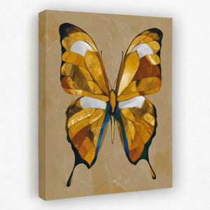 Butterfly in Amber - Luxury Wall Art