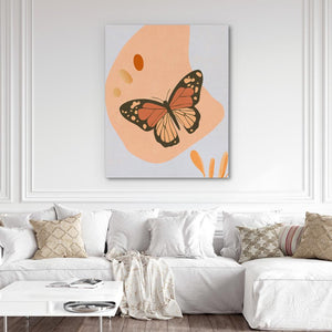 Butterfly in Soft Tones - Luxury Wall Art