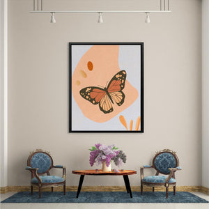 Butterfly in Soft Tones - Luxury Wall Art