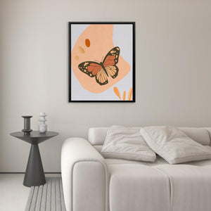 Butterfly in Soft Tones - Luxury Wall Art