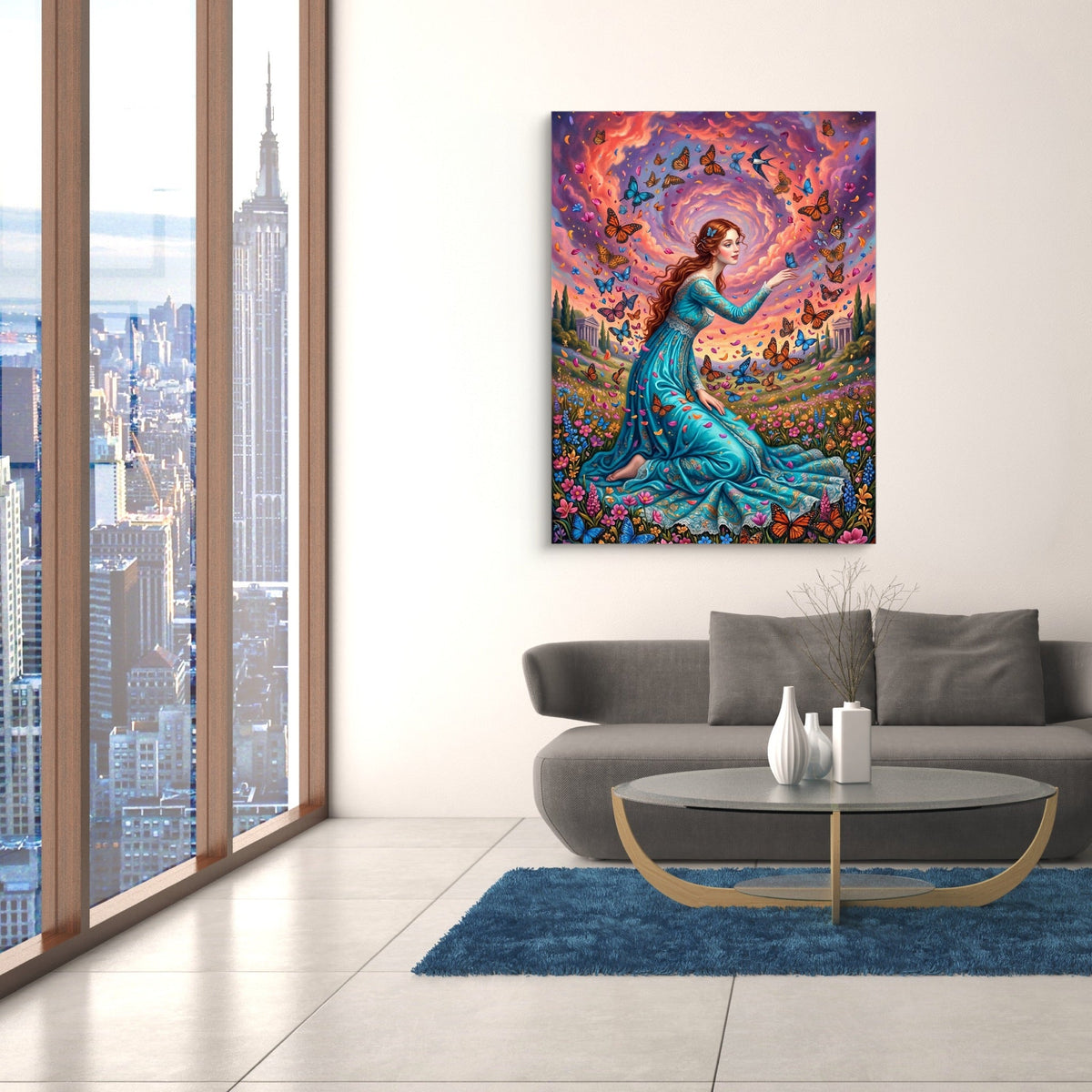 Butterfly Maiden - Luxury Wall Art