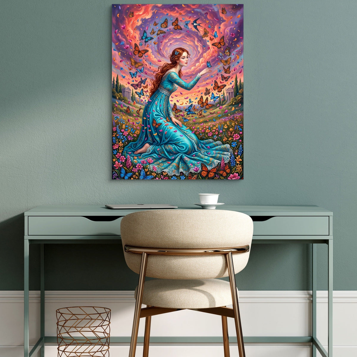 Butterfly Maiden - Luxury Wall Art