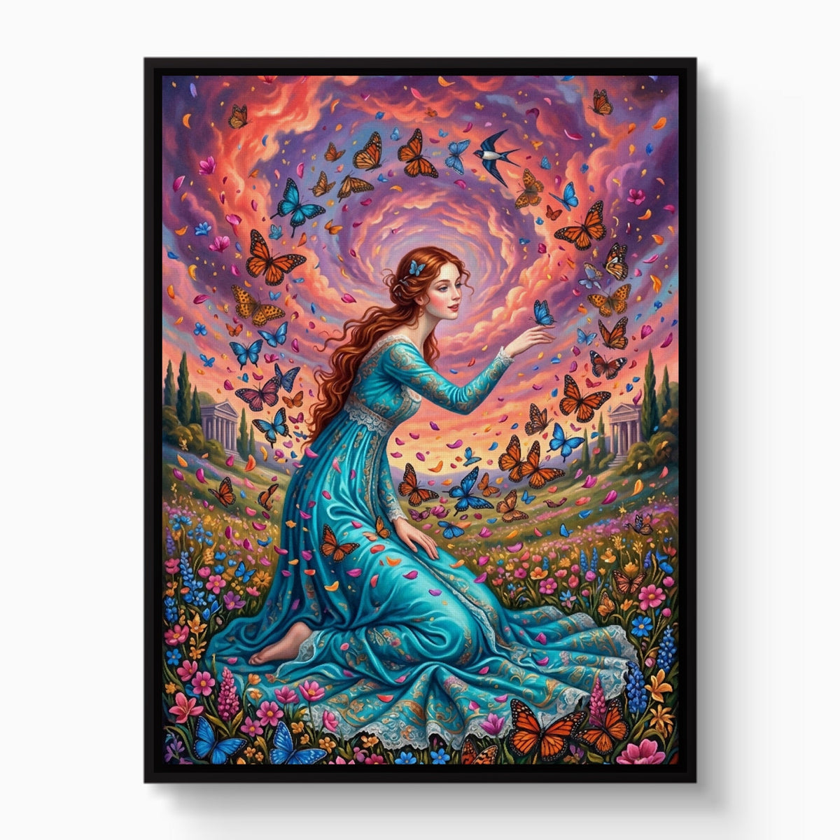 Butterfly Maiden - Luxury Wall Art