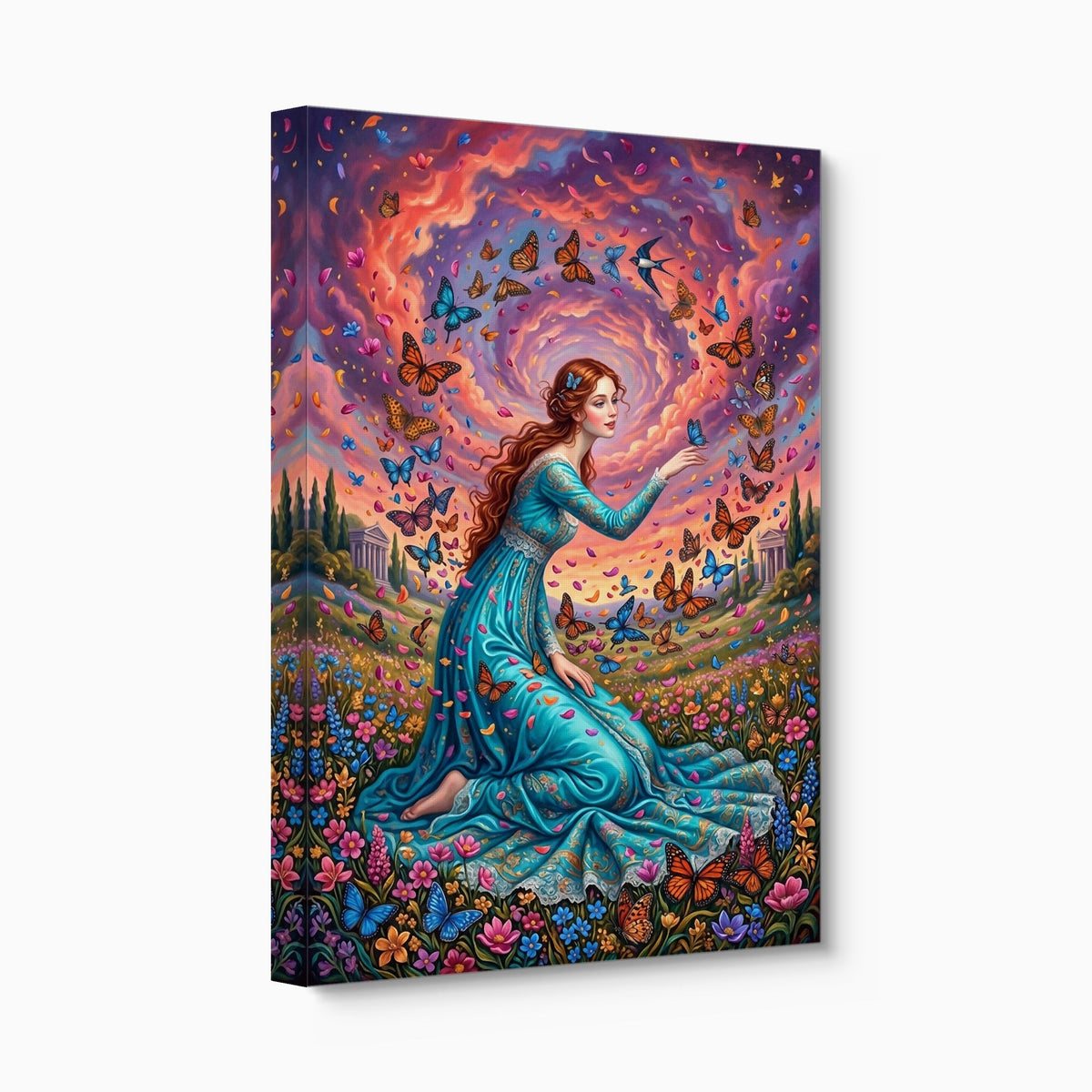 Butterfly Maiden - Luxury Wall Art
