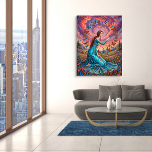 Butterfly Maiden — butterfly maiden sq nyc views 1port flush print