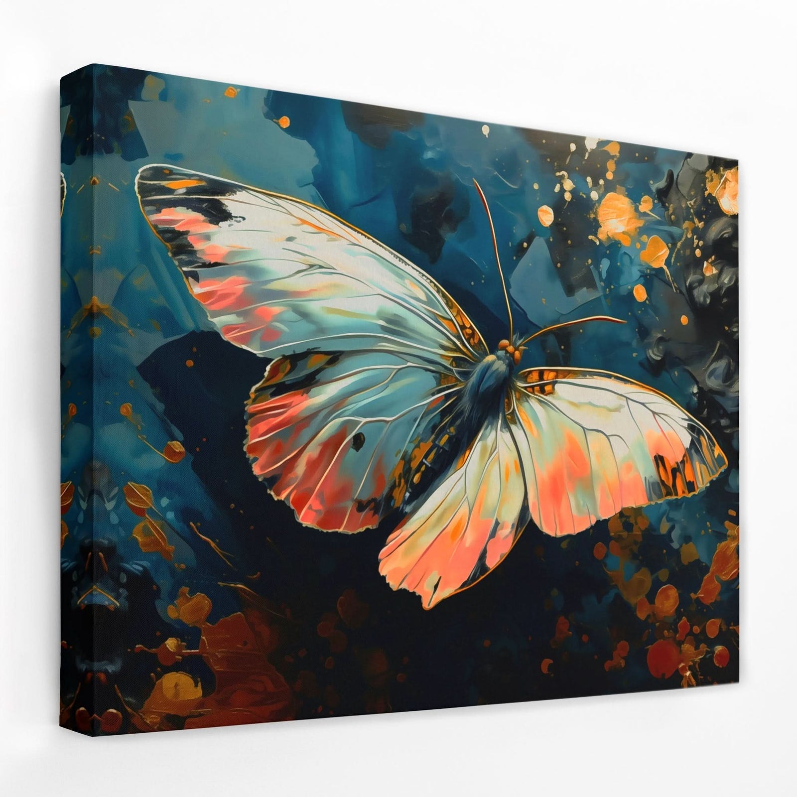 Butterfly Watercolor - Butterfly Canvas Wall Art
