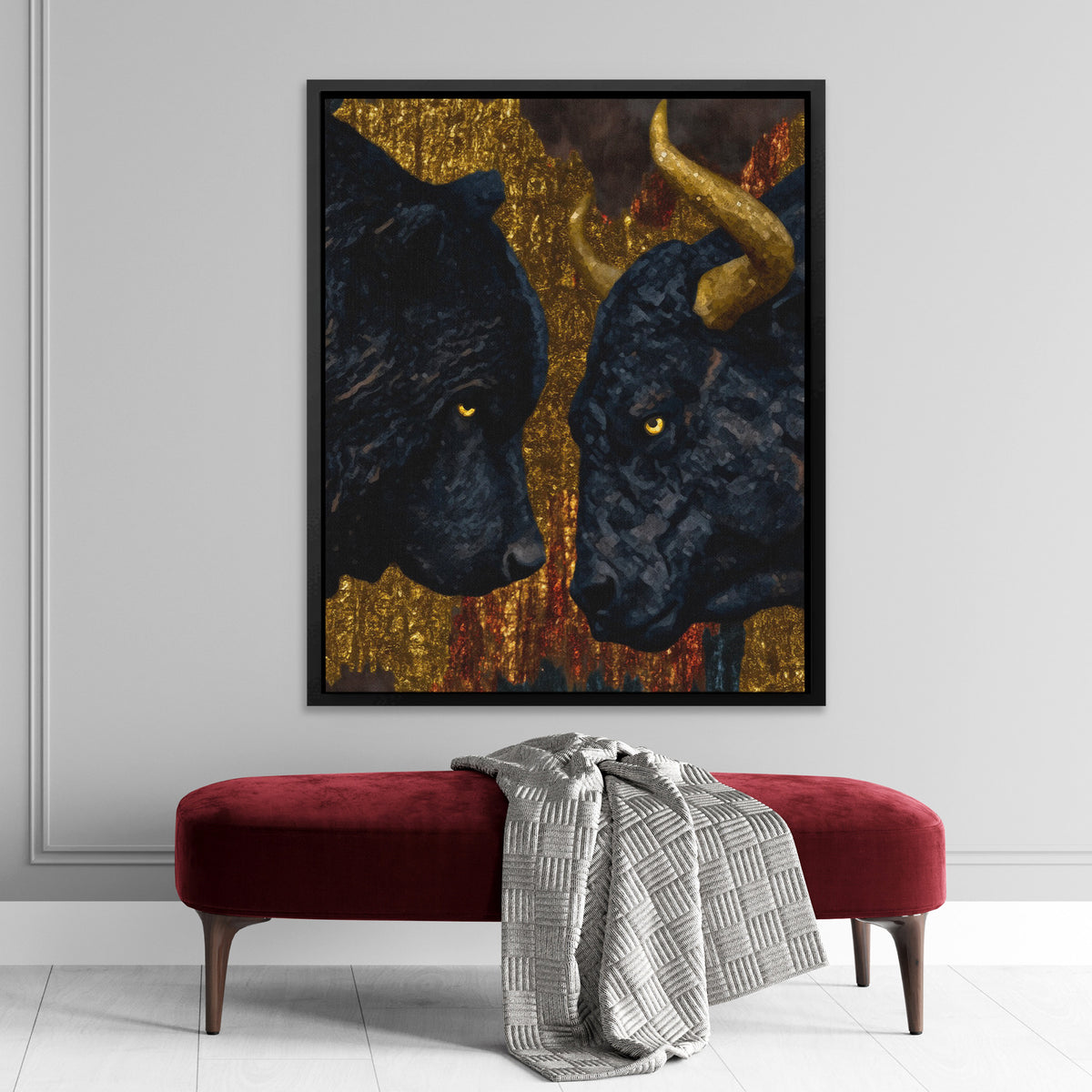 Byzantine Elephant Portrait - Luxury Wall Art