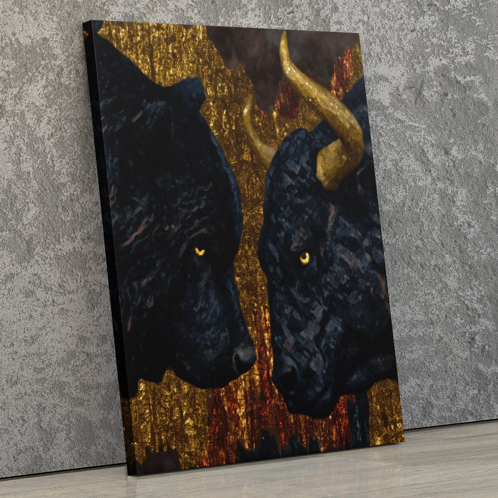 Byzantine Elephant Portrait - Luxury Wall Art