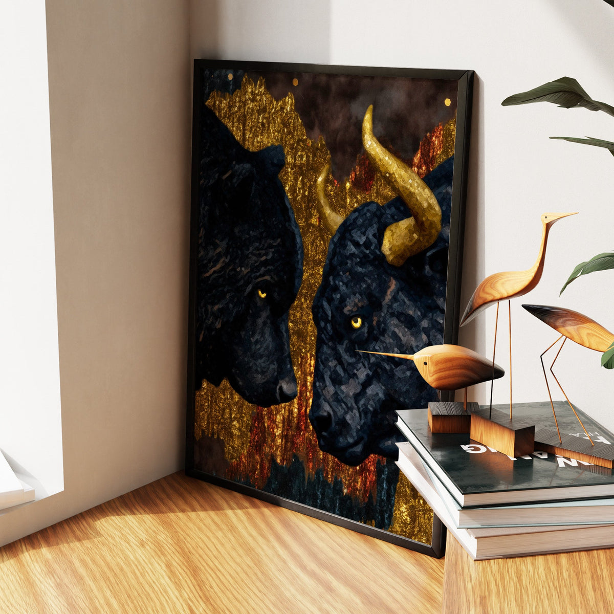 Byzantine Elephant Portrait - Luxury Wall Art