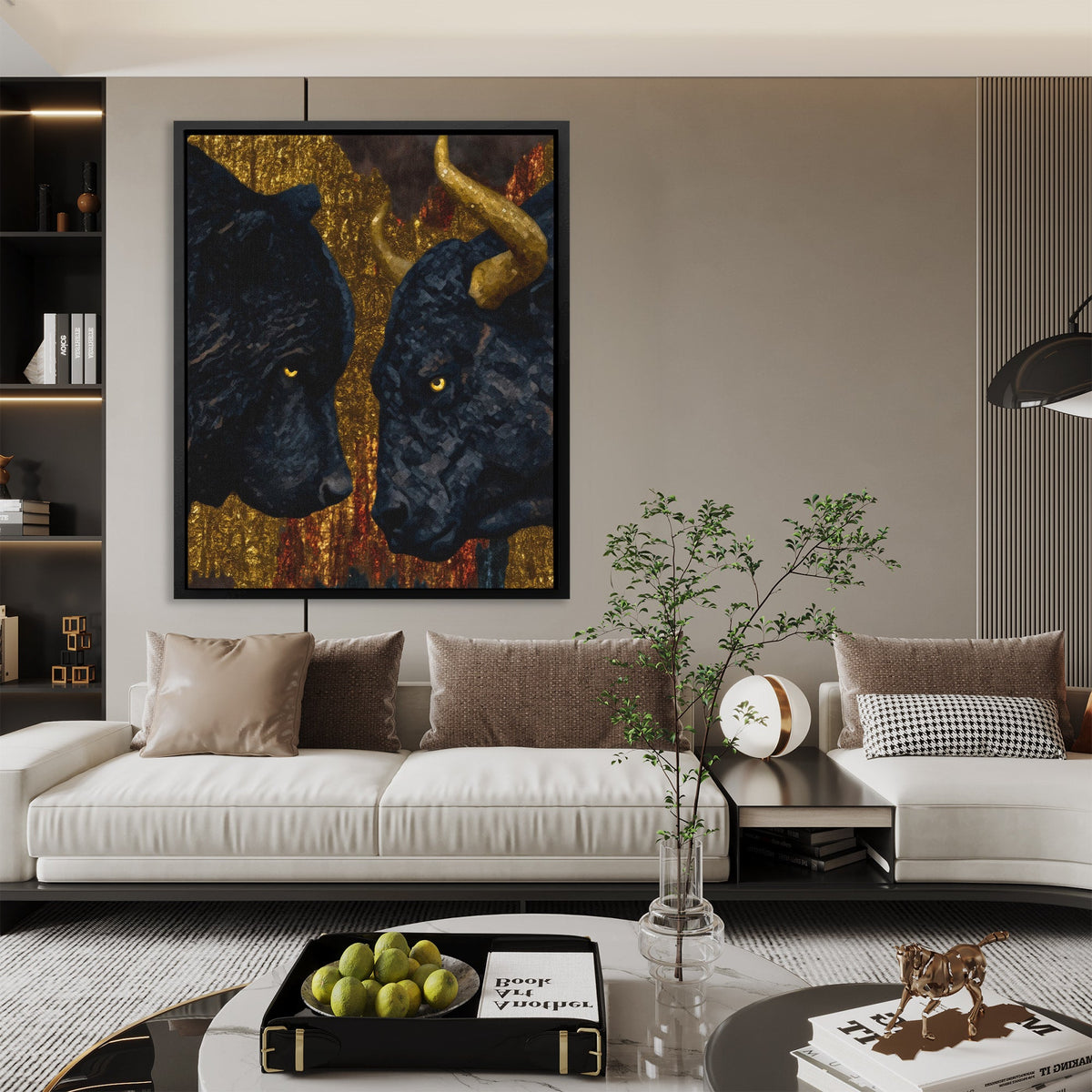 Byzantine Elephant Portrait - Luxury Wall Art