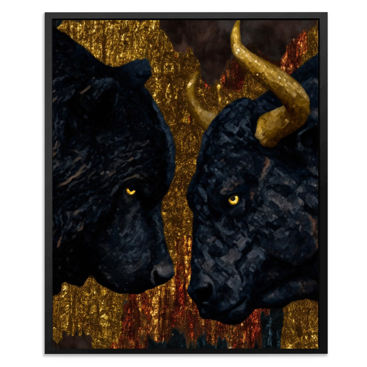 Byzantine Elephant Portrait - Luxury Wall Art