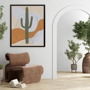 Cactus Desert Valley - Luxury Wall Art