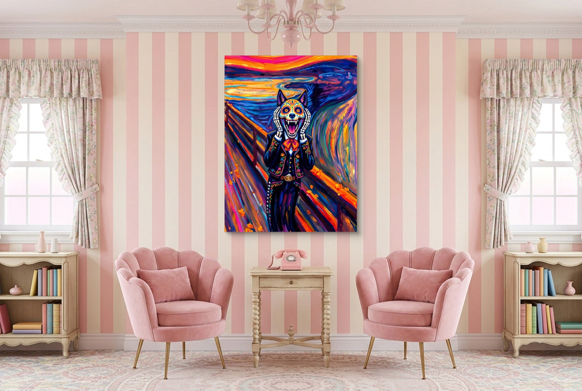 Calavera's Scream - Luxury Wall Art