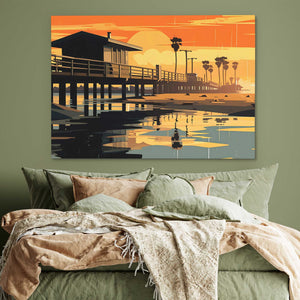 Cali Sunset - Luxury Wall Art