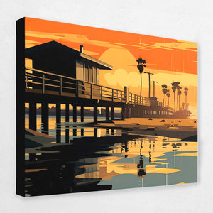 Cali Sunset - Luxury Wall Art