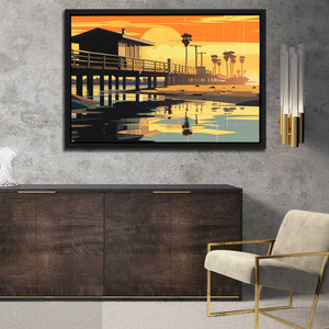 Cali Sunset - Luxury Wall Art