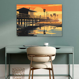 Cali Sunset - Luxury Wall Art