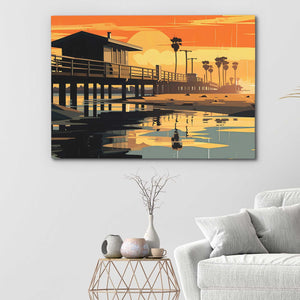 Cali Sunset - Luxury Wall Art