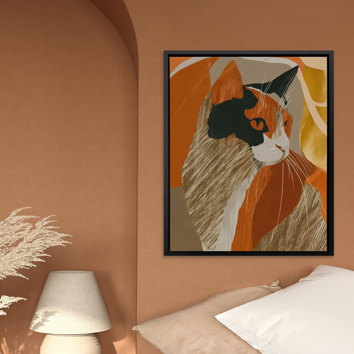 Calico Autumn Contemplation - Luxury Wall Art