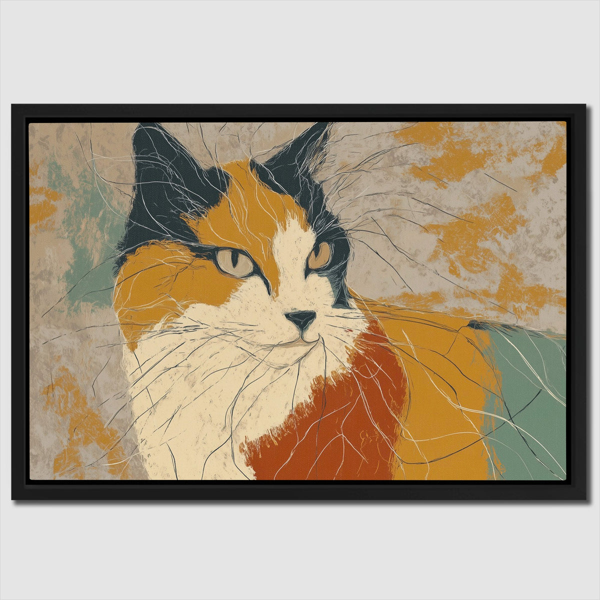 Calicos Contemplation - Luxury Wall Art