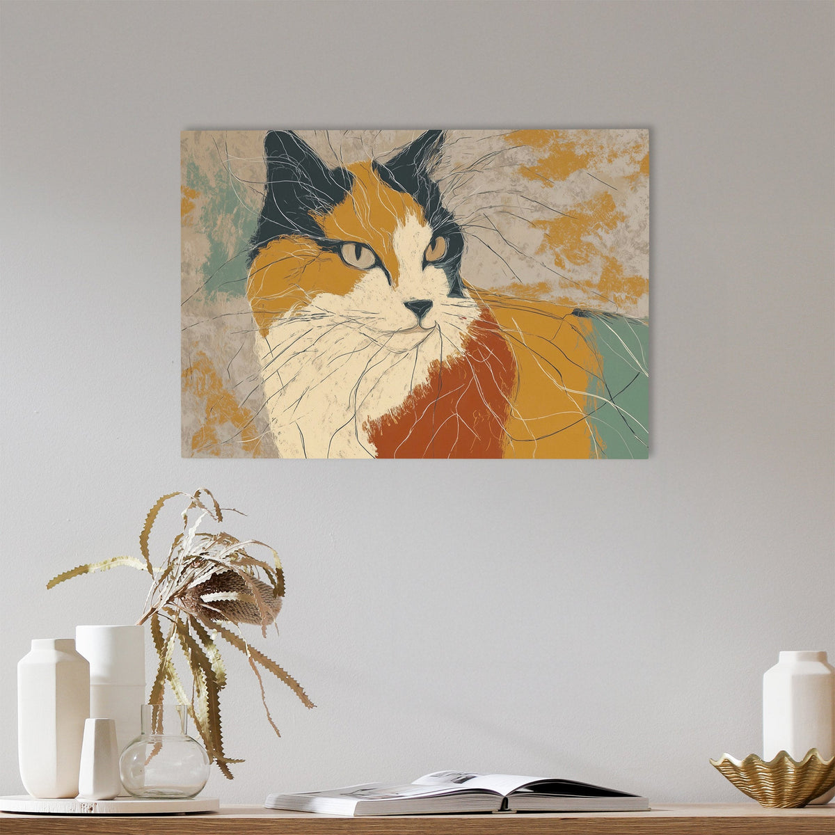 Calicos Contemplation - Luxury Wall Art