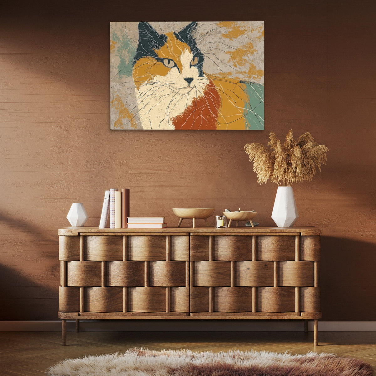 Calicos Contemplation - Luxury Wall Art
