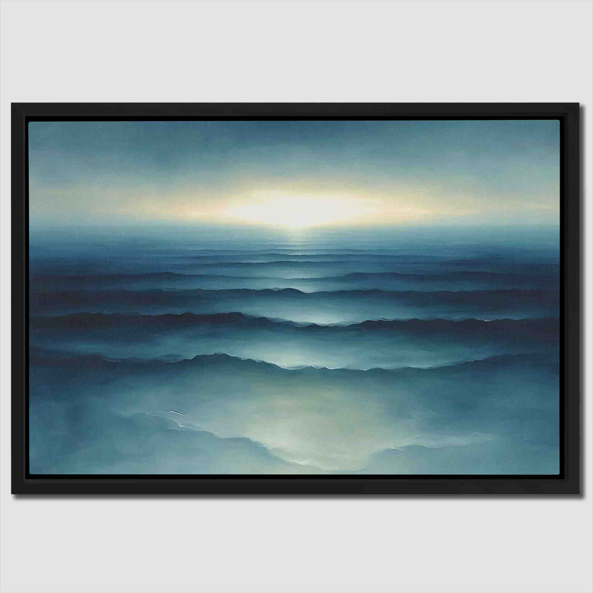 Calm Ocean Waves - Luxury Wall Art