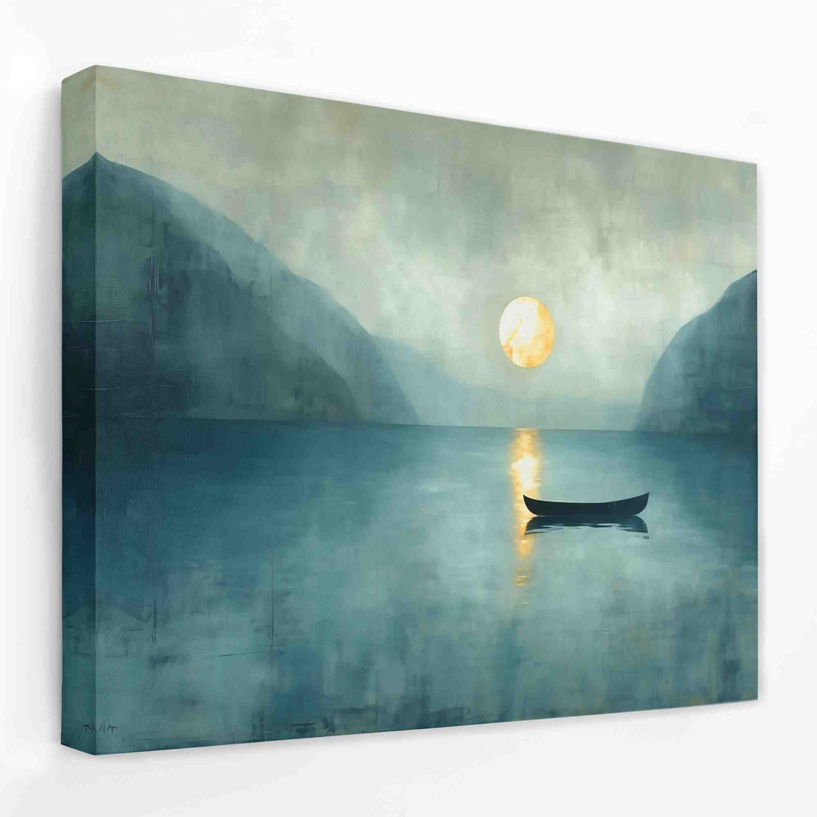 Calm Waters - Boat Canvas Wall Art