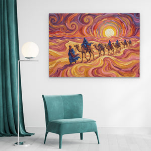 Camel Caravan Sunset — Camel Caravan Sunset Green Light land 75