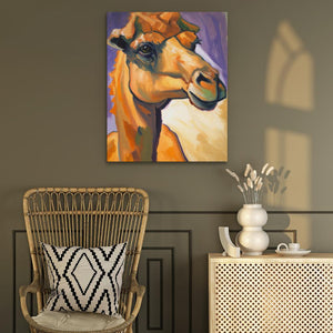 Camel Lilac - Luxury Wall Art