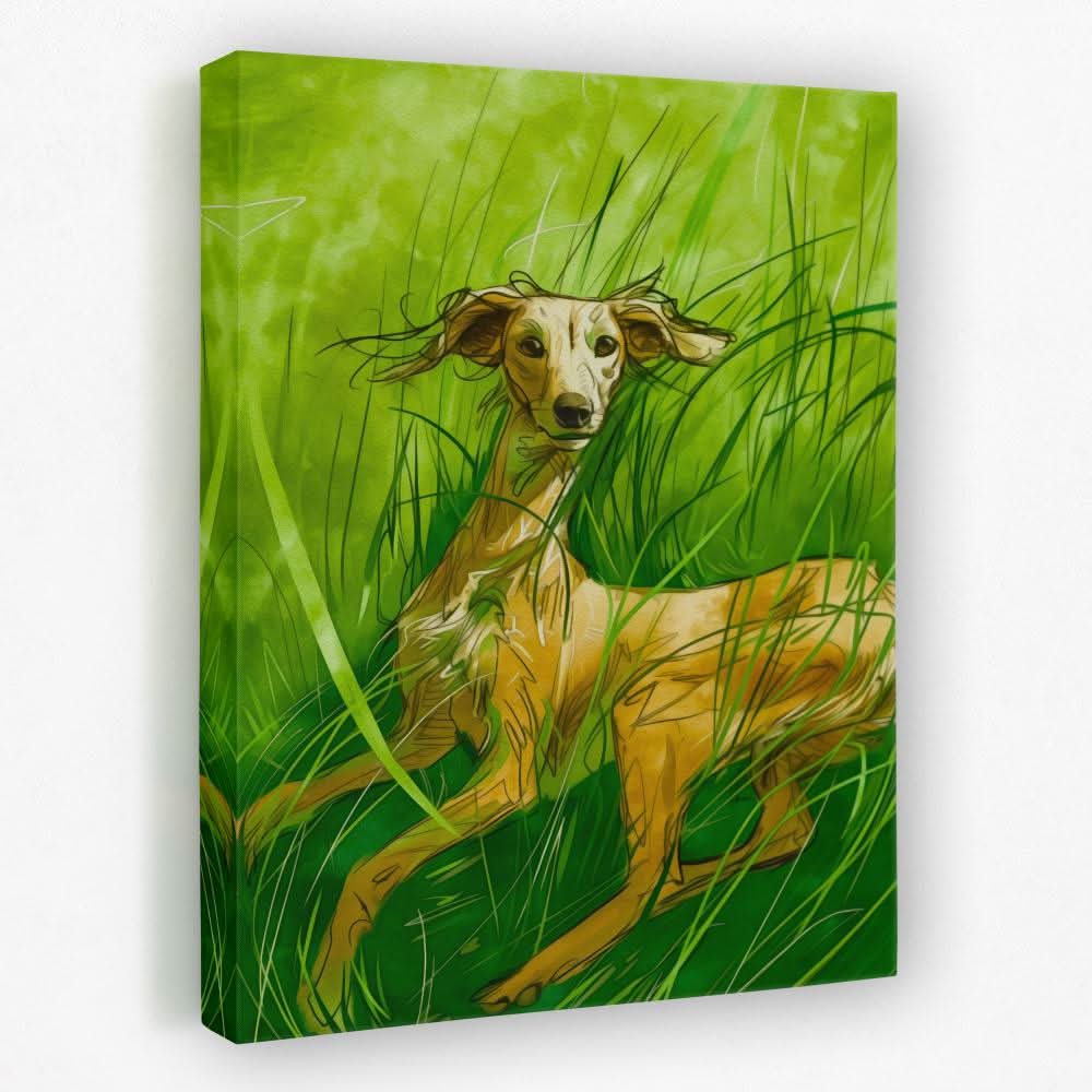 Canine Bliss - Animals Canvas Wall Art