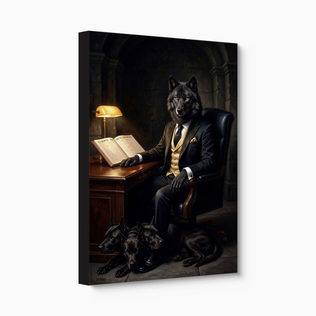 Canine Tribunal — canine tribunal angled flush print