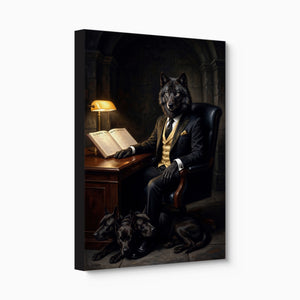 Canine Tribunal — canine tribunal angled flush print