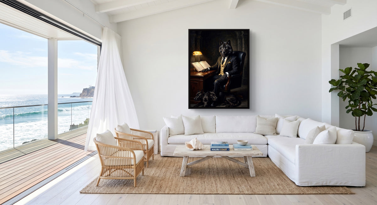 Canine Tribunal — canine tribunal beachside villa 1port framed black