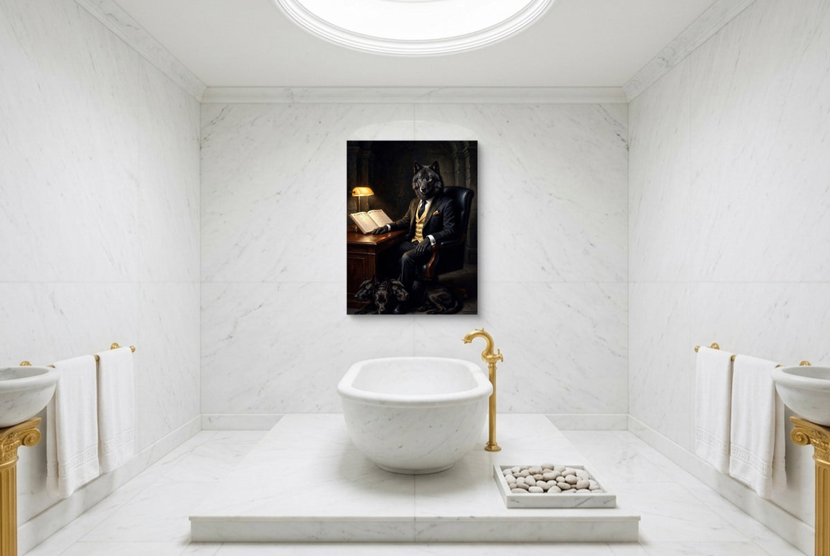 Canine Tribunal — canine tribunal luxury bathroom interior 2 1port flush print