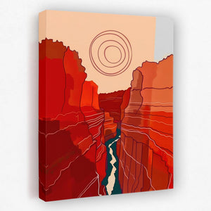 Canyon Sunset - Luxury Wall Art