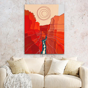 Canyon Sunset - Luxury Wall Art