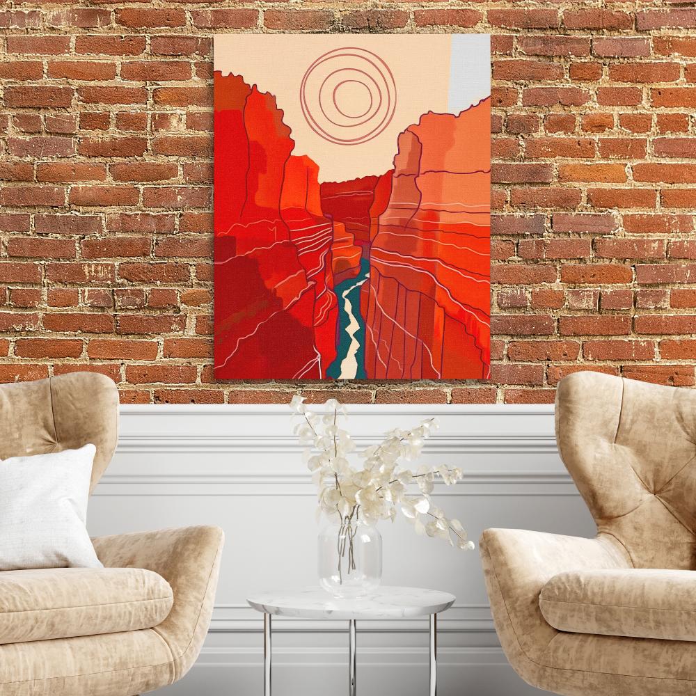 Canyon Sunset - Luxury Wall Art