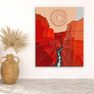 Canyon Sunset - Luxury Wall Art