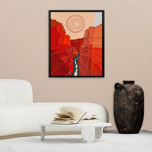 Canyon Sunset - Luxury Wall Art