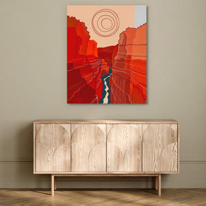 Canyon Sunset - Luxury Wall Art