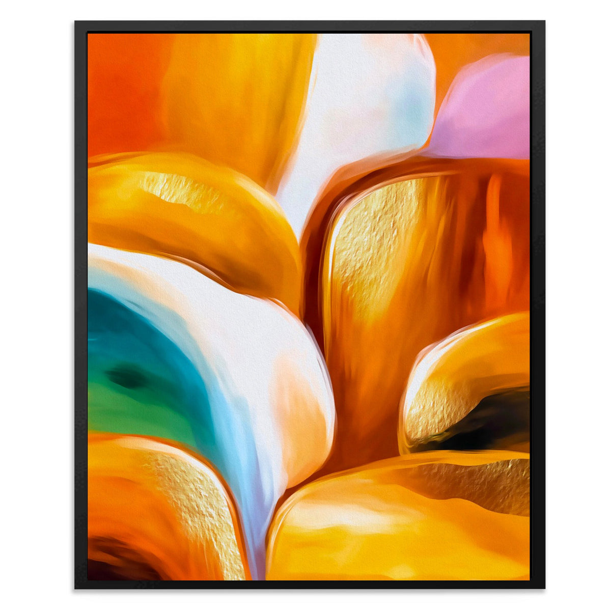 Canyon's Golden Flow - Luxury Wall Art