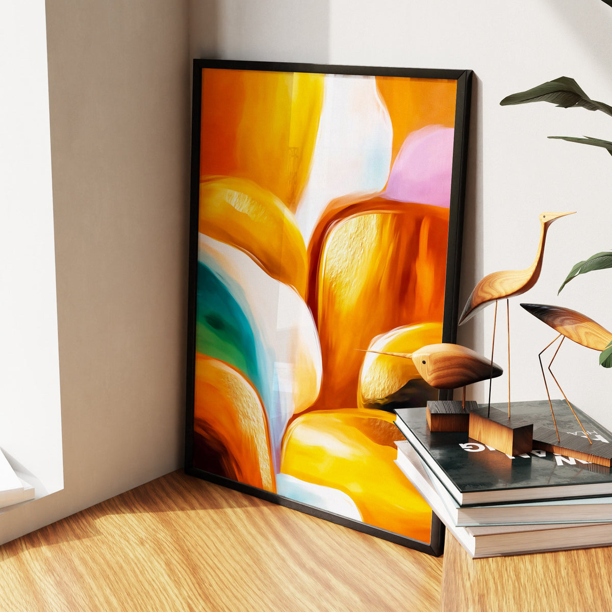 Canyon's Golden Flow - Luxury Wall Art