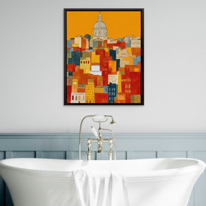 Capitol Dome Ochre — Capitol Dome Ochre Bathtub Wall Art 24