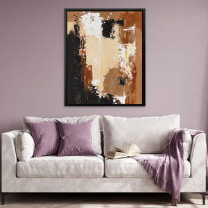 Cappuccino Abstract - Luxury Wall Art