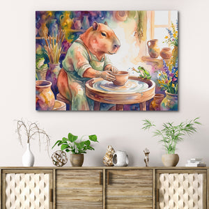 Capybara Crafting Clay — Capybara Crafting Clay Beach Cabinet 29