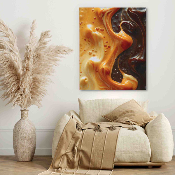 Caramel Swirl in a room